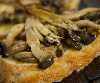 Italian Mushroom Bruschetta 2 Appetizer