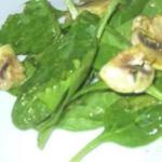 French Spinach Salad with Curry Vinaigrette Recipe Appetizer