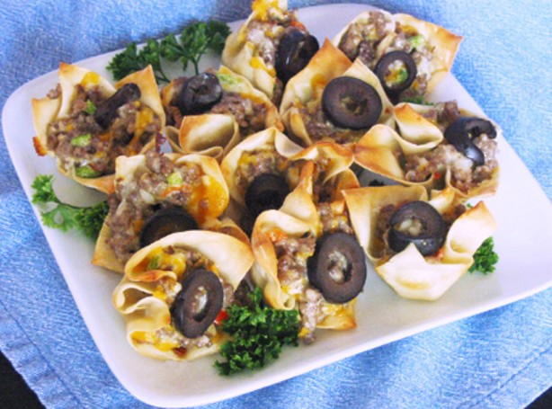 American Sausage Wontons 1 Appetizer