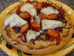American Blue Cheese and Caramelised Onion Pizza Appetizer
