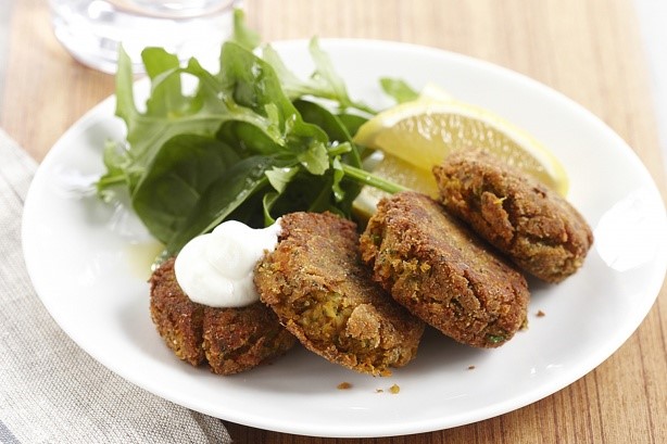 American Chickpea Vegie Patties Recipe Appetizer