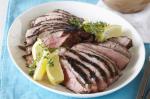 American Barbecued Butterflied Leg Of Lamb Recipe Dinner