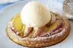 American Peach and Almond Galettes pastries Recipe Dessert