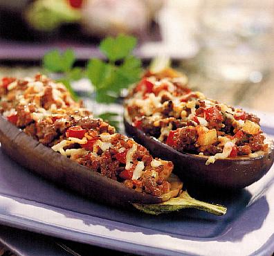 Mediterranean Eggplant Stuffed With Savory Beef Dinner