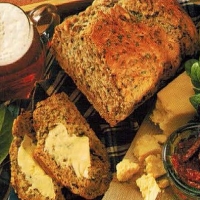 American Beer Bread With Sun-dried Tomato And Herbs Appetizer