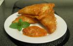 American Mint and Cottage Cheese Samosas Appetizer