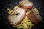 American Mushroomstuffed Bacon Wrapped Pork Tenderloins Dinner