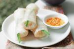 Vietnamese Goi Cuon prawn Ricepaper Rolls Recipe Dinner