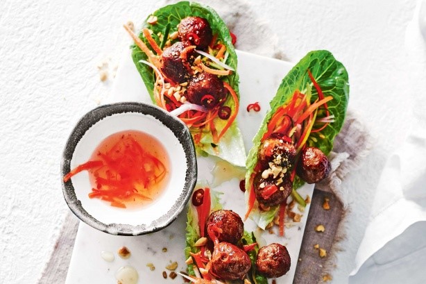 Vietnamese Vietnamese Meatball Lettuce Wraps Recipe Dessert