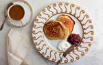 American Lemon Poppyseed Pancakes with Greek Yogurt and Jam Recipe Breakfast