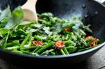 American Stirfried Spicy Asparagus Recipe Appetizer