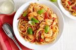 Italian Prawn Chilli And Garlic Spaghetti Recipe Appetizer