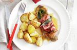 Italian Veal Saltimbocca With Crunchy Baked Potatoes Recipe Appetizer