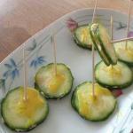 American Cucumber Snacks with Goat Cheese Dinner