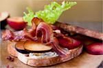 British Bacon Lettuce and Plum Sandwiches Recipe Appetizer