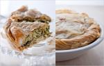 British Greek Zucchini and Herb Pie Recipe Appetizer