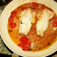 Italian Calamari Imbottiti Dinner