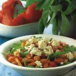 Italian Pasta with Fresh Sage Rocket and Feta Appetizer