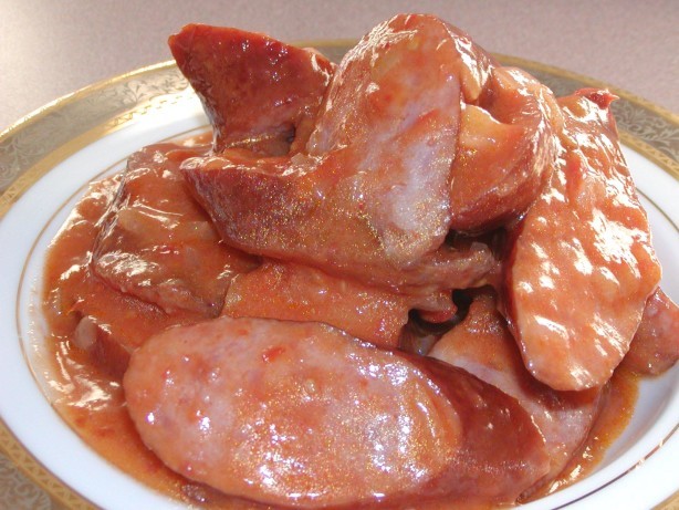 Polish Polish Sausage in Tomato Sauce kielbasa W Sosie Pomidorowym 1 Appetizer
