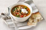 Canadian Spicy Lamb Tomato And Chickpea Broth Recipe Appetizer