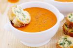 Canadian Tomato And Capsicum Soup Recipe Appetizer