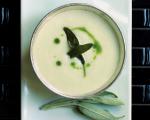 American Jerusalem Artichoke Soup With Crispy Sage Leaves Recipe Appetizer