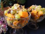 American Sweet Potato Salad With Toasted Coconut and Grapes Breakfast