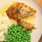 American Feta and Bacon Stuffed Chicken with Onion Mashed Potatoes Alcohol