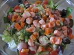 American Salad Greens with Tangy Lemon Dressing Appetizer