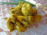 American Cauliflower in Green Masala Appetizer