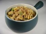 American Creamy Pasta With Chicken and Broccoli Appetizer