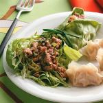Thai Thai Pork Salad Wraps Appetizer
