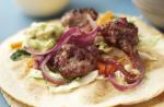 American Lamb and Guacamole Wraps Dinner