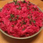 Russian Russian Cabbage Salad with Beetroot Appetizer