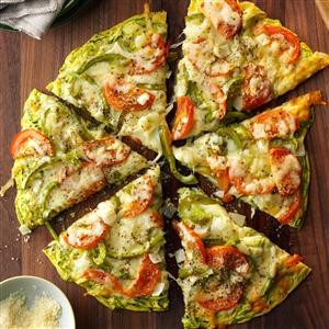 American Zucchini Crust Pizza Appetizer