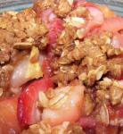 American Oatmeal Fruit Crisp Dessert