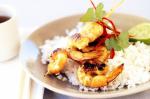Thai Red Curry Prawn Skewers Recipe Dinner