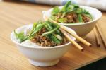 Thai Thai Pork Larb On Noodles lowfat Recipe Dinner