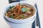 Thai Thaistyle Pork and Hokkien Noodle Stirfry Recipe Appetizer