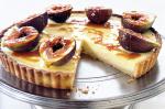 Lime and Cardamom Tart With Toffee Figs Recipe recipe
