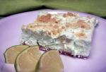 American Sandis Lime Cheesecake Dessert