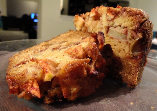 American Chunky Apple Spice Cake With Vanilla Butter Sauce 1 Dessert