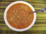 Indian Creamy Tomato Basil Soup Appetizer