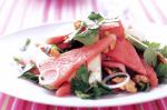 Canadian Watermelon and Feta Salad With Lemon Dressing Recipe Appetizer