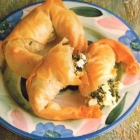 American Armenian Spinach Pies Appetizer