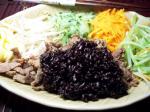 Chinese Chinese Black Rice or Forbidden Rice Dinner