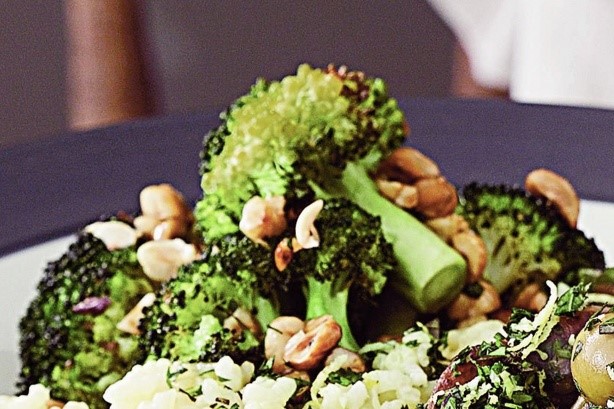 French Roasted Broccoli With Lemon Vinaigrette Recipe Appetizer