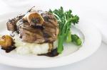 Beef With Parmesan Mash And Balsamic French Eschalots Recipe recipe