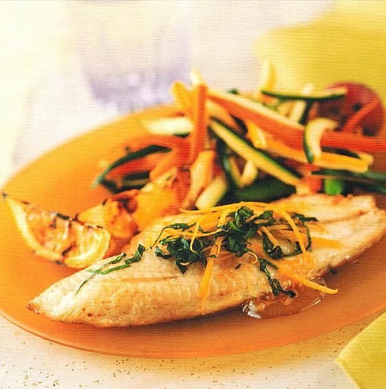 American Lemon-glazed Flounder Fillets Dinner