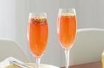 American Passionfruit And Raspberry Sparkling Wine Cocktails Recipe Appetizer